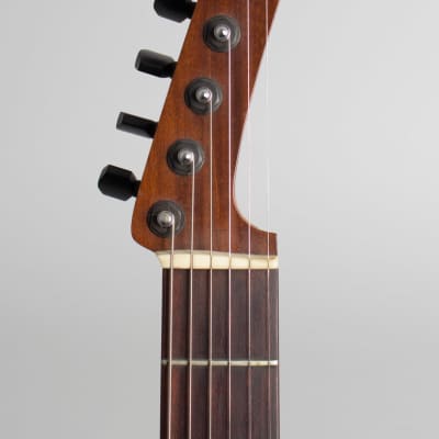 Ken Parker  Custom Arch Top Semi-Hollow Body Electric Guitar (1991), original black tolex hard shell case. image 5