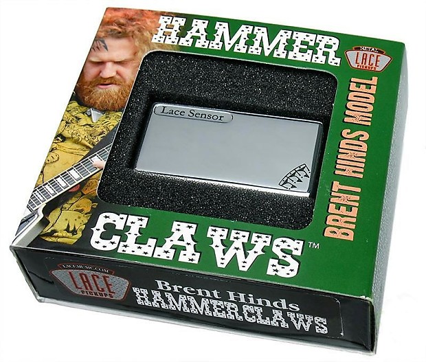 Lace BRENT HINDS Signature HAMMER CLAWS Guitar Pickup, Neck Reverb