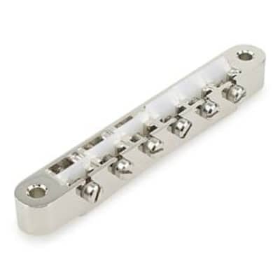 Faber ABRH ABR-1 Bridge (fits Inch studs) - nickel with nylon saddles for sale