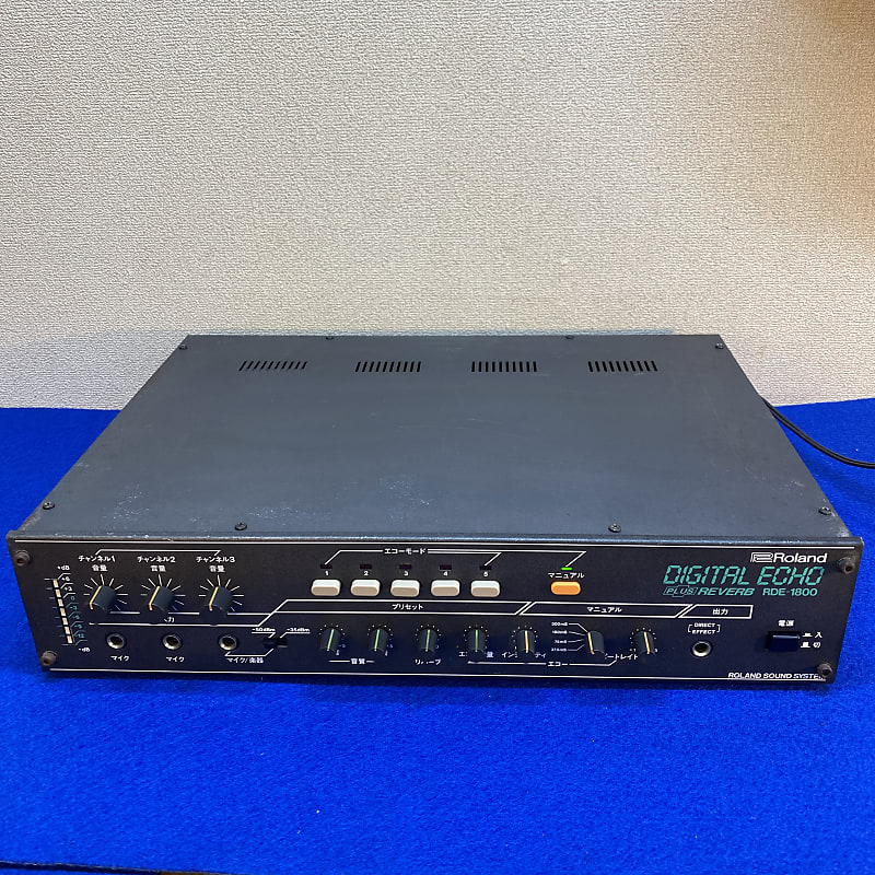 Rare Roland RSS RDE-1800 Digital echo with spring reverb