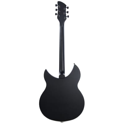 Rickenbacker 330 Thinline Semi-Hollow Electric Guitar - Matte Black image 5