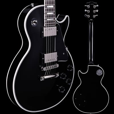 Gibson Les Paul Custom, Ebony Gloss Finish, Nickel Hardware 10lbs 1.3oz