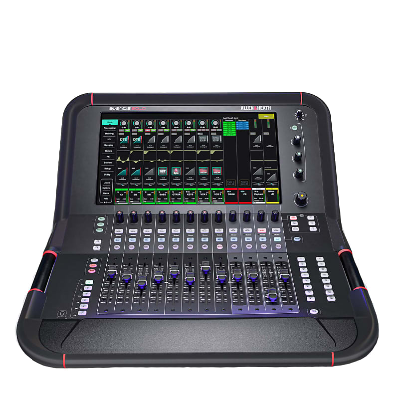 Allen & Heath Avantis Solo 64 Channel 12 Fader Digital Mixing Console with 15.6-Inch HD Capacitive Touchscreen image 1