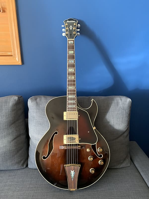 ギター Ibanez ak95 dvs Used Ibanez AK-95-DVS Archtop Electric Guitar w/Case
