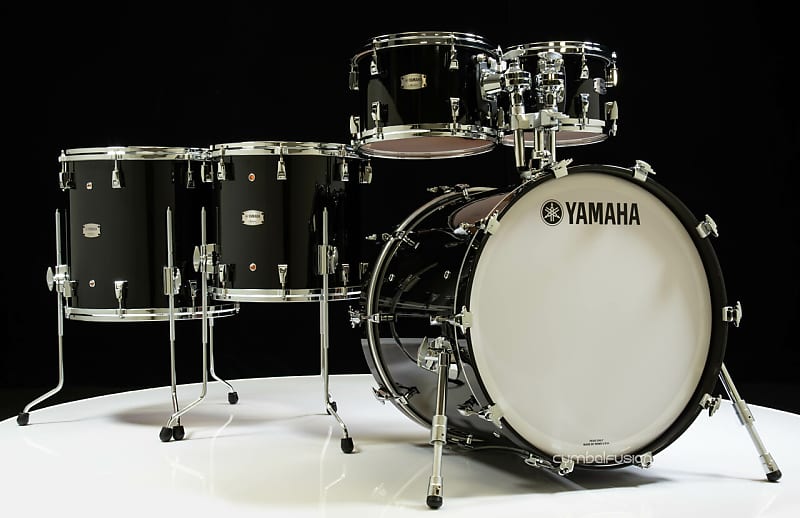 Yamaha Absolute Hybrid Maple Solid Black 10/12/14/16/22 image 1