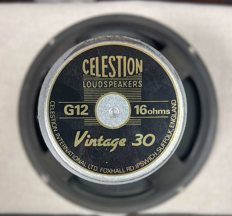 Celestion g12 Vintage 30 Original UK Made Mid 90s 12inch Guitar Speaker |  Reverb