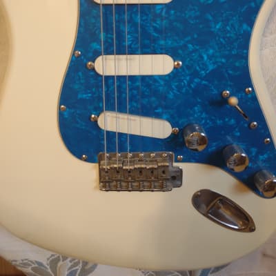 Squier by Fender Stratocaster Electric Guitar w/Fender Lace Sensors & EMG SPC - Made In Japan - 1980s image 8