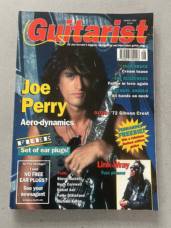 Guitarist Magazine UK Joe Perry edition 1993 - Multi