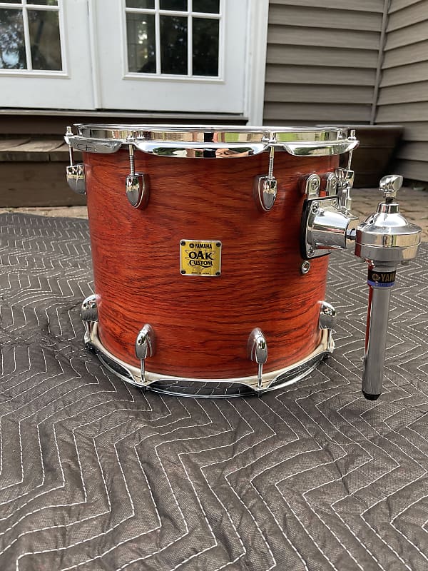 ヤマハオークカスタム12インチタム 12x14 Yamaha Oak Custom Matte Sedona Red Tom | Reverb