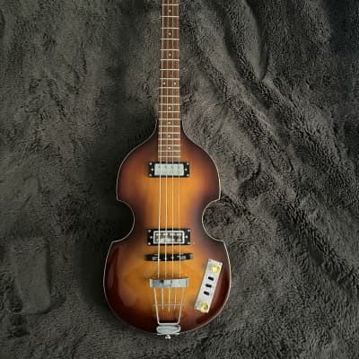 HOFNER Ignition Pro Edition Violin Bass; Upgraded with  German HOFNER Ebony Bridge, LA BELLA Flat Wound Strings (Beatles) - Ships with MONO $199  Gig Bag - https://monocreators.com/products/stealth-bass-guitar-case-black for sale