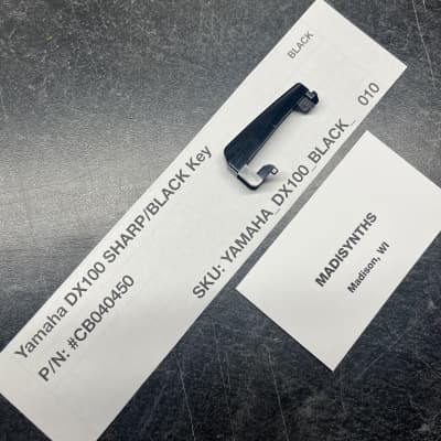 ORIGINAL Yamaha Replacement SHARP/BLACK Key (CB040450) for DX100, CS01