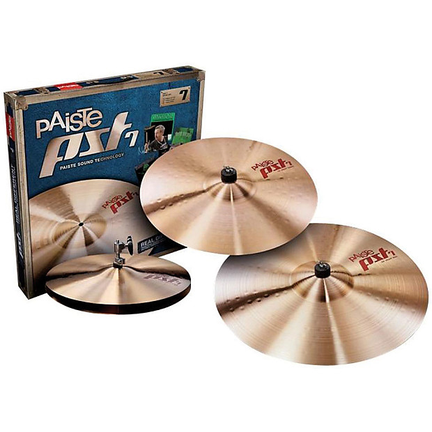 Paiste PST 7 Heavy / Rock Set 14 / 16 / 20" Cymbal Pack image 1