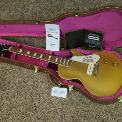 Video! Gibson Les Paul Axcess Prototype Kazuyoshi Saito Signature 1 P90 Goldtop imagen 1