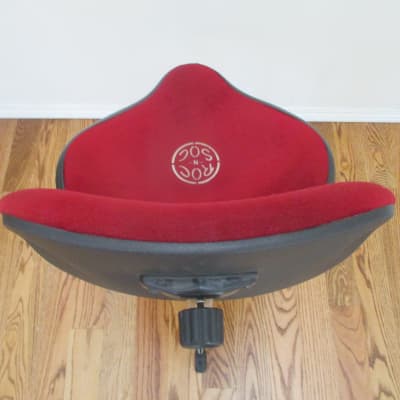 Roc N Soc Pro Series Hydraulic Lift Drum Throne, Bicycle Saddle, Backrest - Excellent Condition image 6