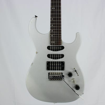 Used Silvertone SIK-1 Electric Guitars Silver/Gray image 2