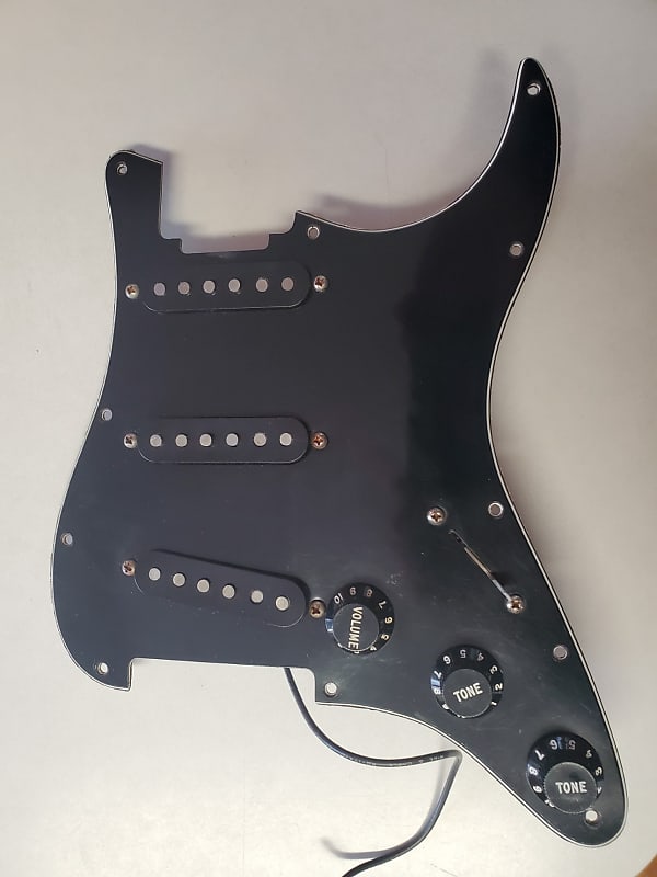 1979 Fender Stratocaster 3 Ply Black loaded Pickguard Custom | Reverb