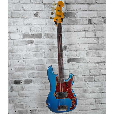 Fender Custom Shop 1964 Precision Bass Relic, Rosewood Fingerboard, Aged Lake Placid Blue image 1