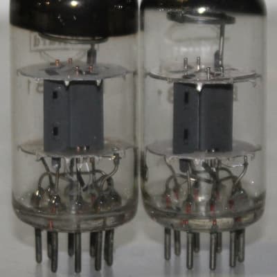 ECC81 MULLARD MATCHED PAIR MADE IN GREAT BRITAIN AMPLITREX | Reverb