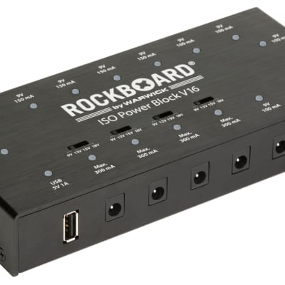 New Rockboard ISO Power Block V16 Isolated Guitar Effects Pedal Power Supply image 3