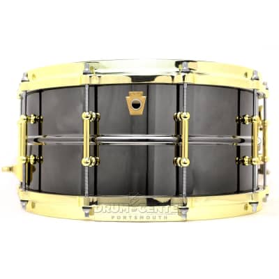 Ludwig Black Beauty Snare Drum 14x6.5 w/Brass Trim image 1