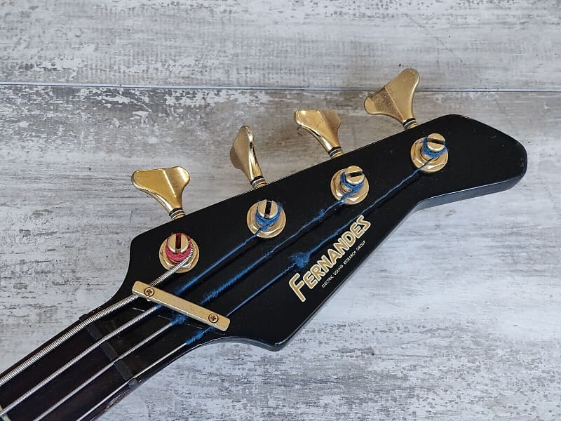 FERNANDES REVOLVER フェルナンデス FRB-65 1990's Fernandes Japan FRB-65 Revolver Active Bass (Black