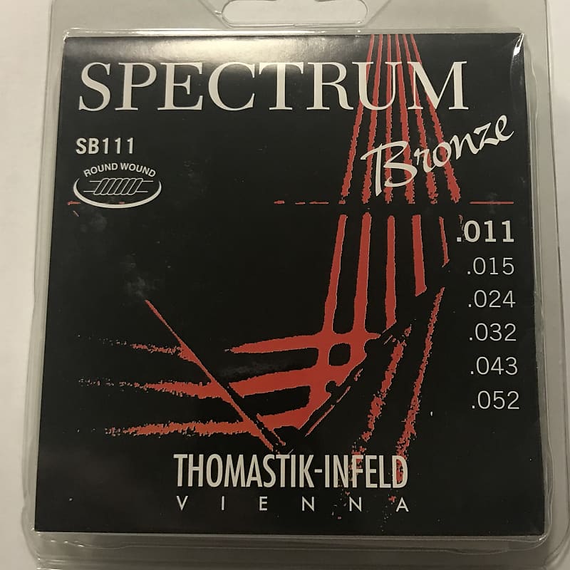 Thomastik Spectrum Bronze Acoustic Guitar Strings Light 11 52