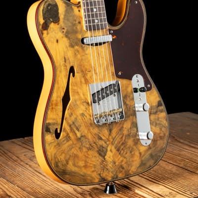 Fender Custom Shop Artisan Buckeye Double Esquire - Aged Natural - Free Shipping image 3