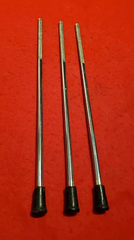 Slingerland Floor Tom Drum Legs Set 1960's Straight Legs - Old School image 1