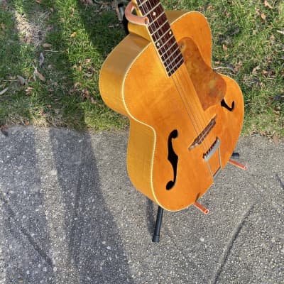Orpheum Archtop Guitar 1940's - Blonde image 4