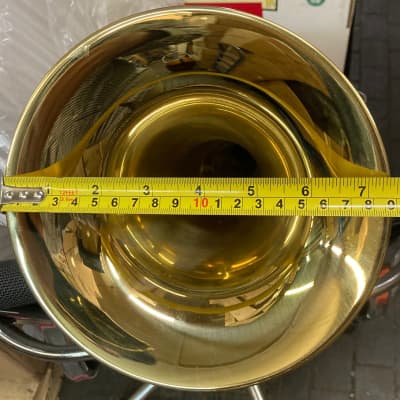 Maestro Alto Horn with case and mouthpiece. Gold color image 3