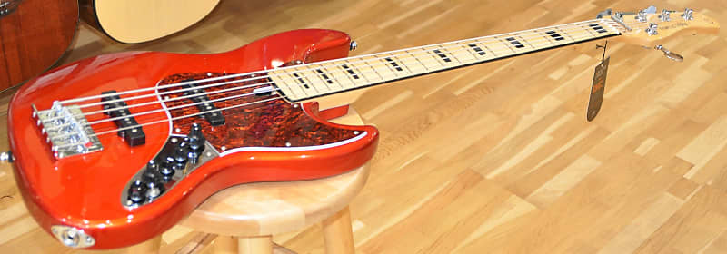 Sire Marcus Miller V7 Vintage Swamp Ash 5 BMR Metallic Red 5