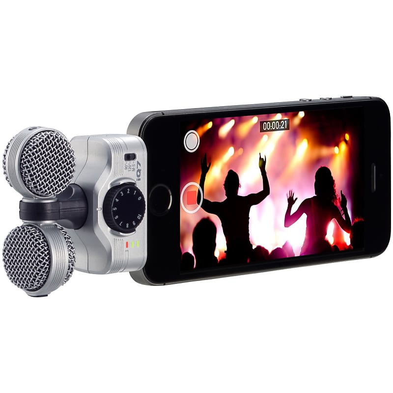 Zoom iQ7 Stereo iOS Microphone | Reverb