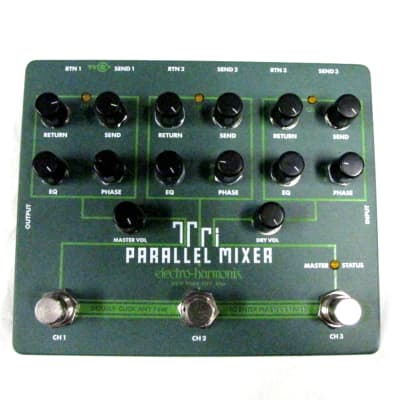 Electro-Harmonix Tri Parallel Mixer Effects Loop Mixer/Switcher 