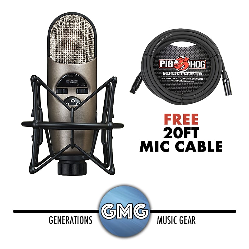 CAD Audio M179 Variable Pattern Large Diaphragm Condenser Microphone with Shock Mount and Hard Mount, Hard Case, and FREE 20FT CABLE! **FREE SHIPPING** image 1