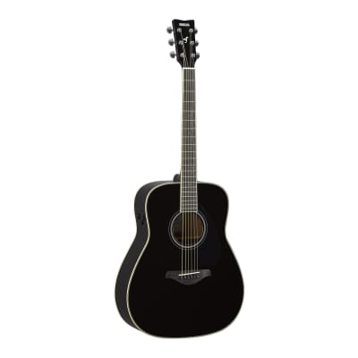 Yamaha FG-TA 6-String Transacoustic Guitar (Black, Right-Handed) for sale