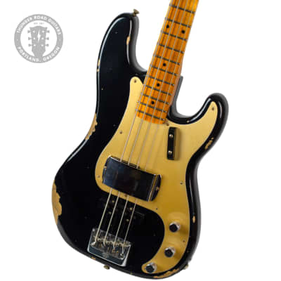 New Fender Custom Shop LTD '59 Precision Bass Special Relic Heavy Checking Aged Black image 1