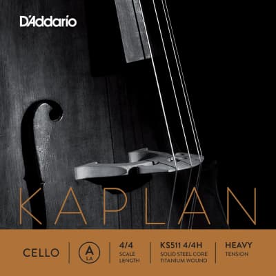 D'Addario Kaplan Cello Single A String, 4/4 Scale, Medium Tension image 1