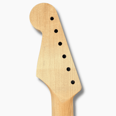 Allparts SMO-CRQ Quartersawn Roasted Tempered Neck for Strat - Roasted Maple - See description image 4