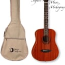 Luna Safari Series Muse Mahogany 3/4-Size Travel Acoustic Guitar - Natural, SAF MUS MAH