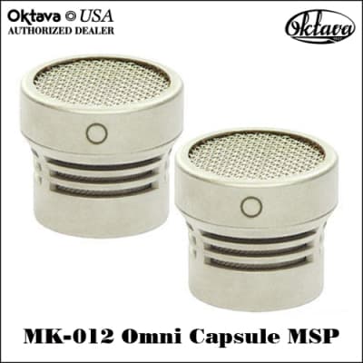 Oktava MK-012-02 MSP4 - Cardioid & Omni Matched Stereo Set - 2024 - Silver - New - Wood Jewelers Box image 3