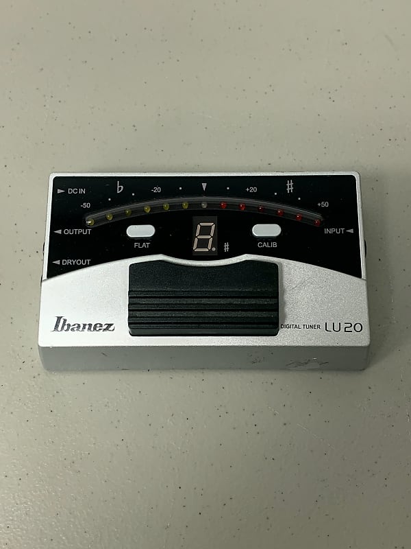 Ibanez LU20 Digital Tuner Pedal Silver