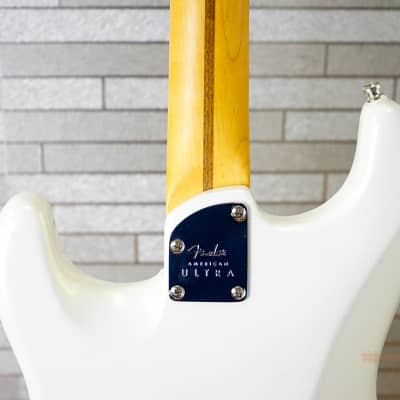 Fender American Ultra Stratocaster with Rosewood Fretboard - Arctic Pearl image 6
