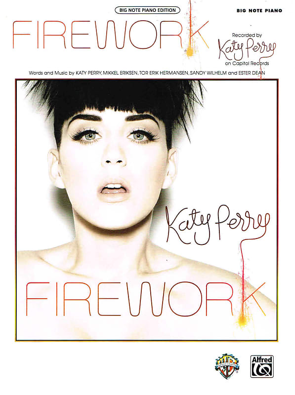 Firework by Katy Perry - Big Note Piano Edition (37318) | Reverb