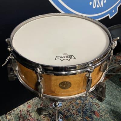 Gretsch - 14x5" Snare Drum 1960's - Natural image 4