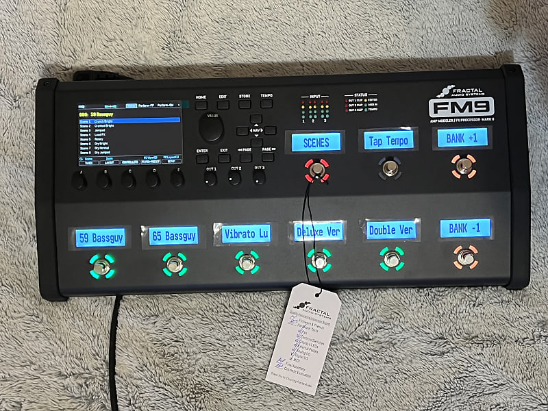 Fractal Audio FM9 Mark II Amp Modeler / FX Processor | Reverb