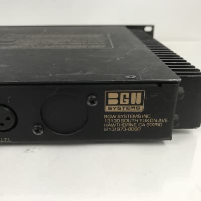 BGW Systems Model 200 Balanced Stereo Power | Reverb Australia