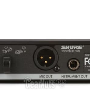 Shure PGXD14/B98H Digital Wireless Instrument Microphone System image 11