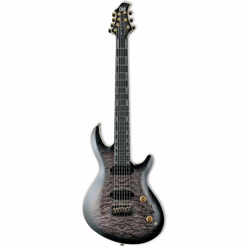 LTD JR7QM-FBSB Faded Blue Sunburst | Reverb