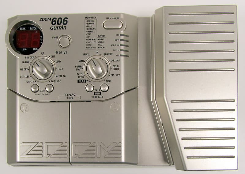 Used Zoom 606 Guitar MultiEffects Pedal VGC Reverb