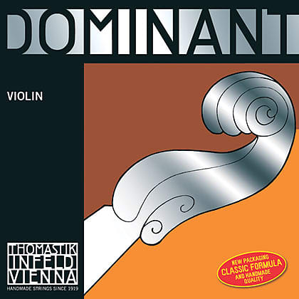 Dominant Violin D. Silver Wound 4/4 - Weak 132AW image 1